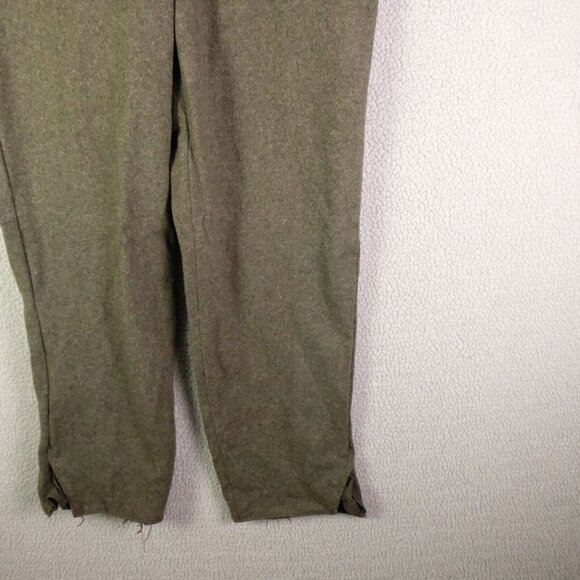 WW2 Pants Mens 30 X 29 Olive Green Wool Heavyweight Slash Pockets 1940 96 - Picture 3 of 12